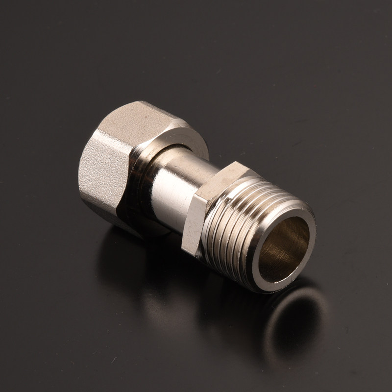 接头全铜4分内外直接带活三通弯头水管对接接头