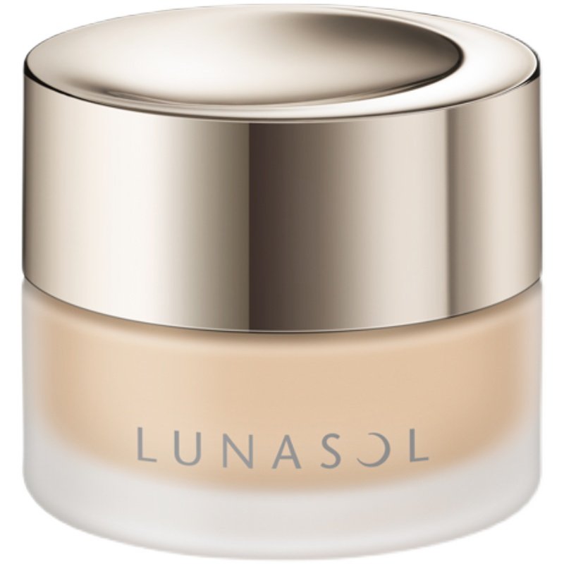 粉霜日本lunasol日月晶采水光奶油保湿清透30g持久粉底液