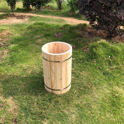 土养蜂箱蜂箱直桶款加厚加大圆形蜂桶蜂箱诱蜂桶招蜂桶杉木圆桶