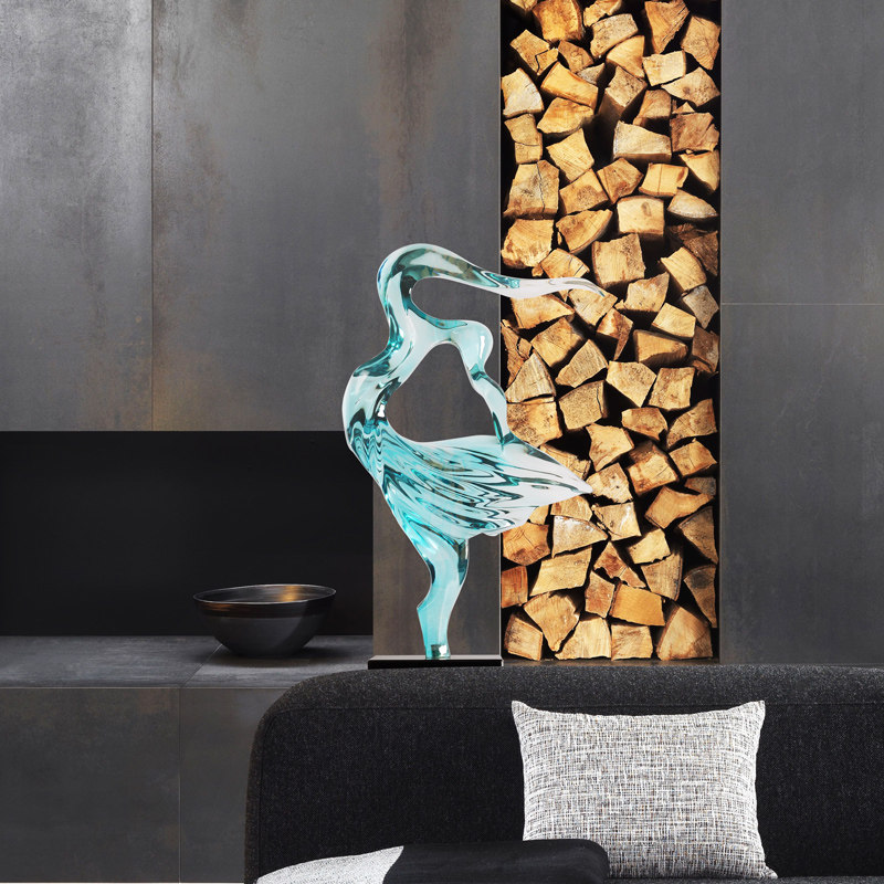 抽象艺术装饰品摆件售楼处酒店大堂玄关雕塑会所摆件