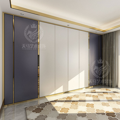 卖的轻奢硬包电视背景墙现代简约客厅背景墙软包