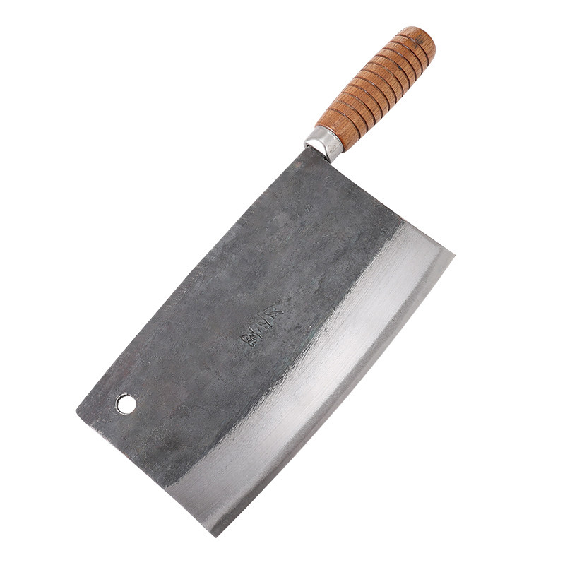 菜刀菜板二合一厨师专用手工锻打老式斩切两用菜刀