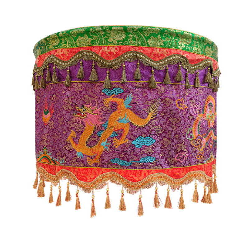 宝盖华盖旗云黄罗伞龙伞寺庙道场装饰五龙九龙刺绣