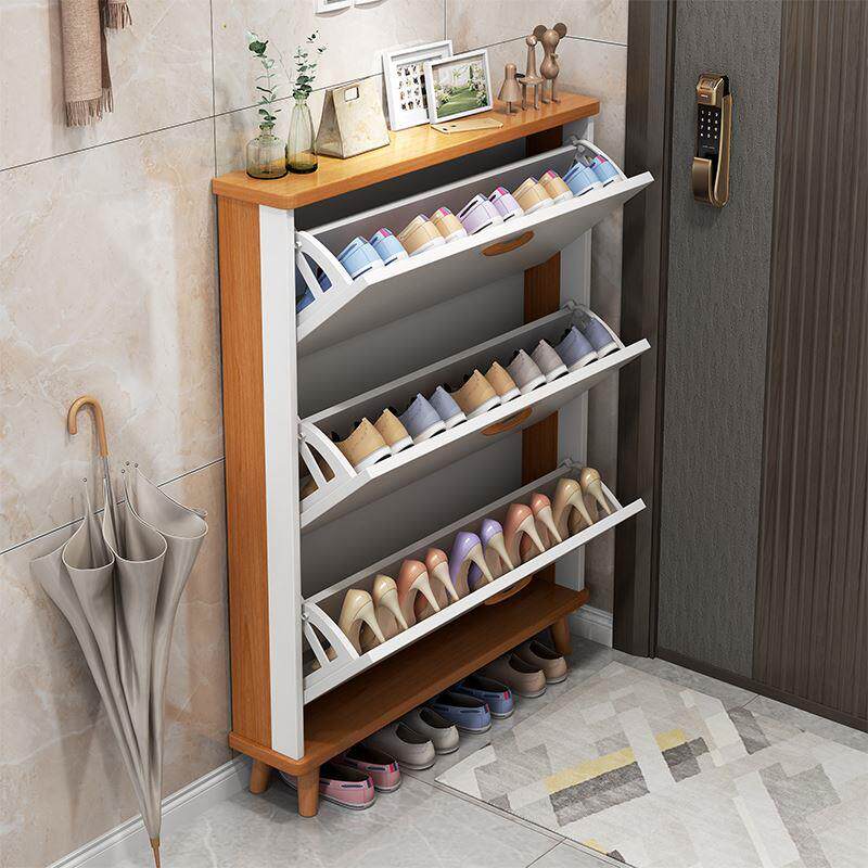 北欧超薄鞋柜家用门口入户翻斗玄关收纳神器省鞋柜