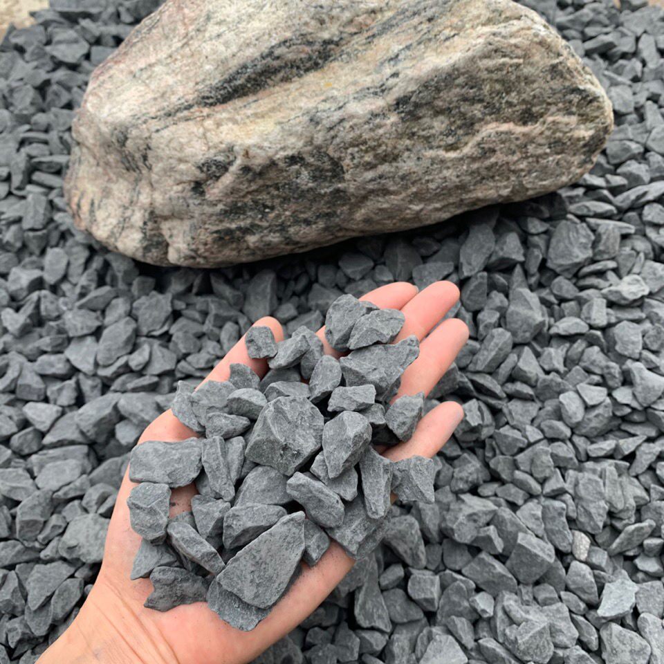 黑色石子碎石瓜子石瓜子洗米深灰色山水砾石庭院其它园艺用品