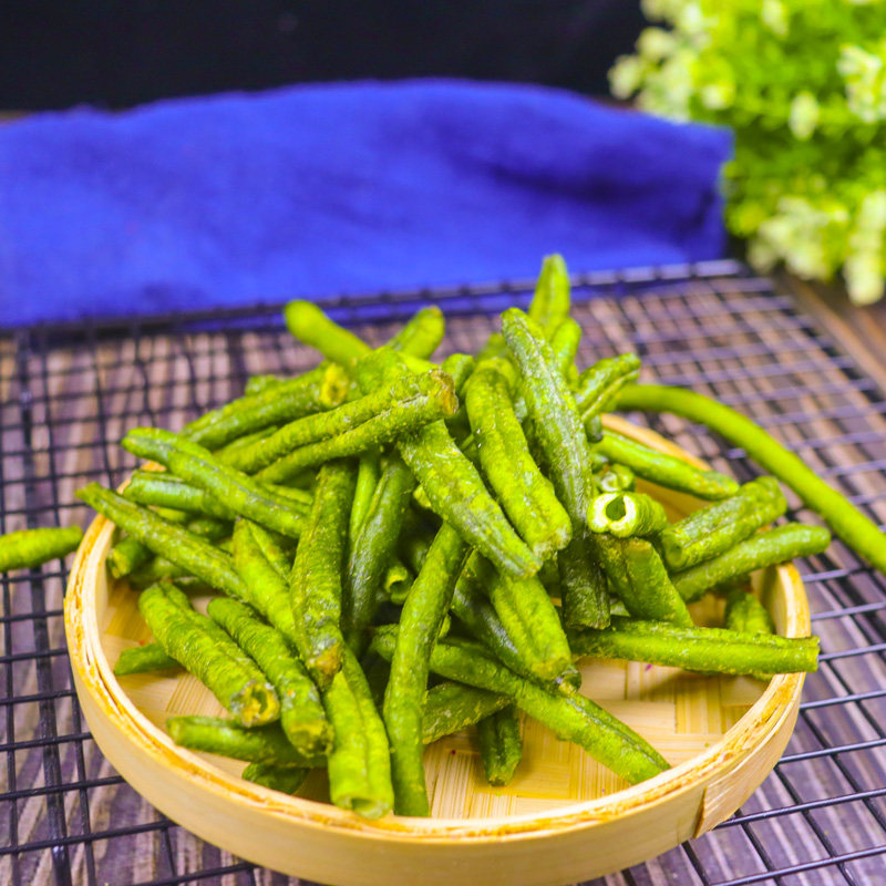 袋装孕妇儿童实惠500g蔬菜刀豆脱水脆片果蔬蔬菜干