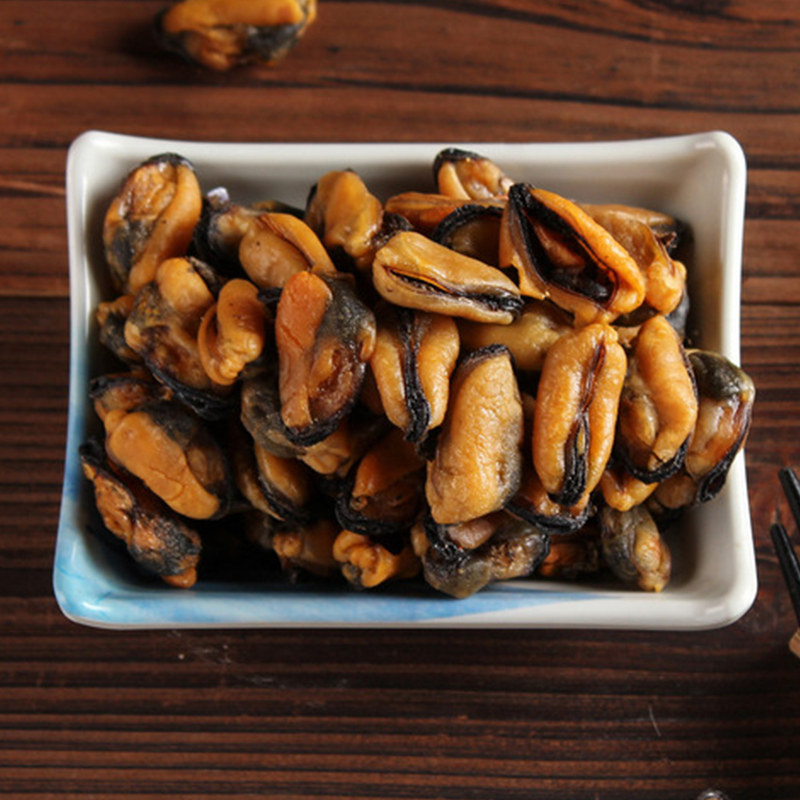 盐淡贝壳新鲜干货海鲜干无海虹特级500g淡菜贝类制品