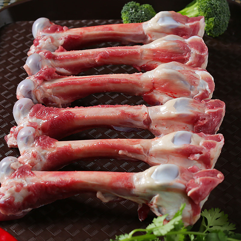 新鲜羊棒骨羊腿骨棒羊骨头头羊汤骨磨牙内蒙古生羊肉