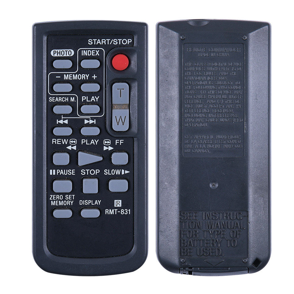 索尼适用于录像机遥控器sonyhdvz5c摄像机rmt-831dcr-hc40遥控设备