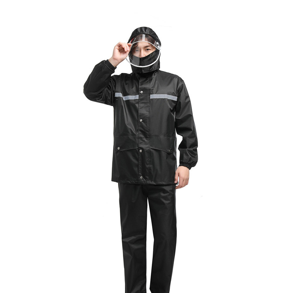专用雨服骑车环卫穿戴托车保洁新雨披防雨男士雨披