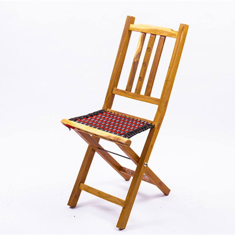 靠背马扎实木槐木折叠椅子户外野炊老人加高折叠凳