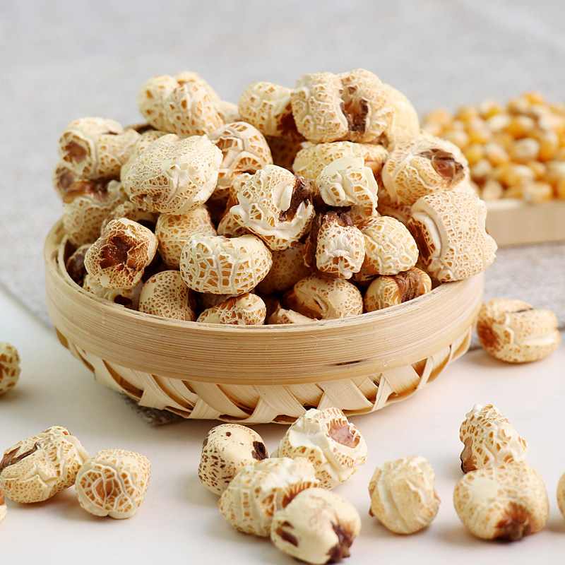 米乐乐谷老式传统爆米花520g玉米花8090怀旧零食膨化食品