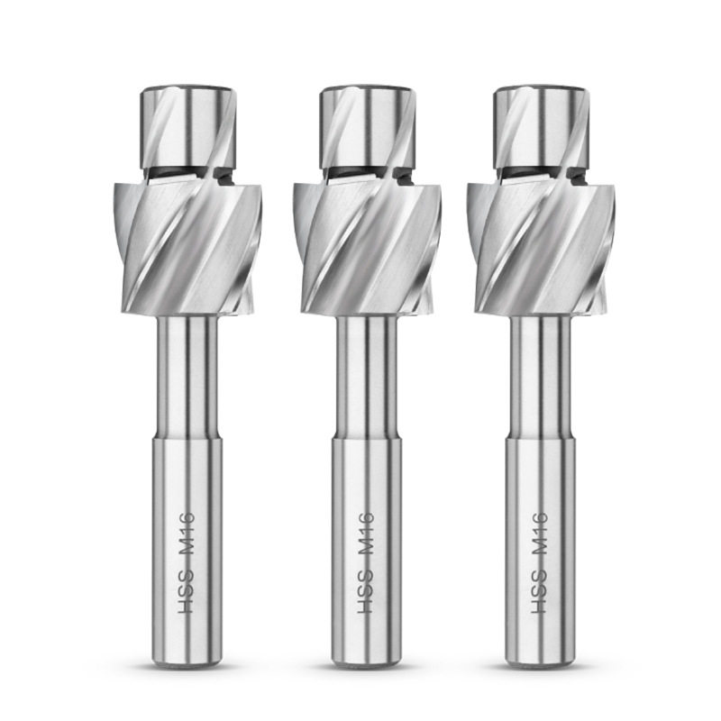 锪钻平底全磨直柄四刃沉孔铣刀活导阶梯钻头其他刃具