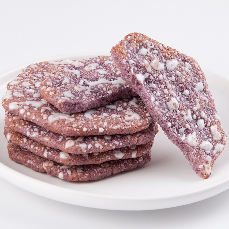 旺旺黑米雪饼258g米饼仙贝膨化休闲食品米果饼干酥性饼干