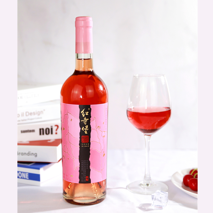 女士红酒桃红葡萄酒国产宁夏红寺堡红酒自酿甜型睡前