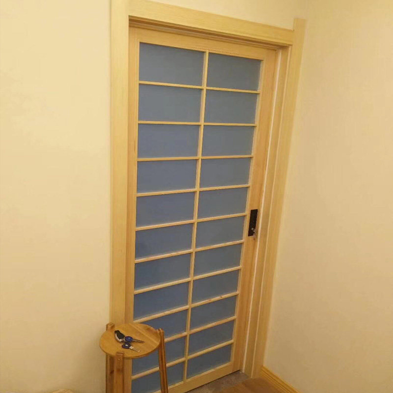 格子日式推拉门推拉拉窗玻璃门榻榻米米和移门和室门
