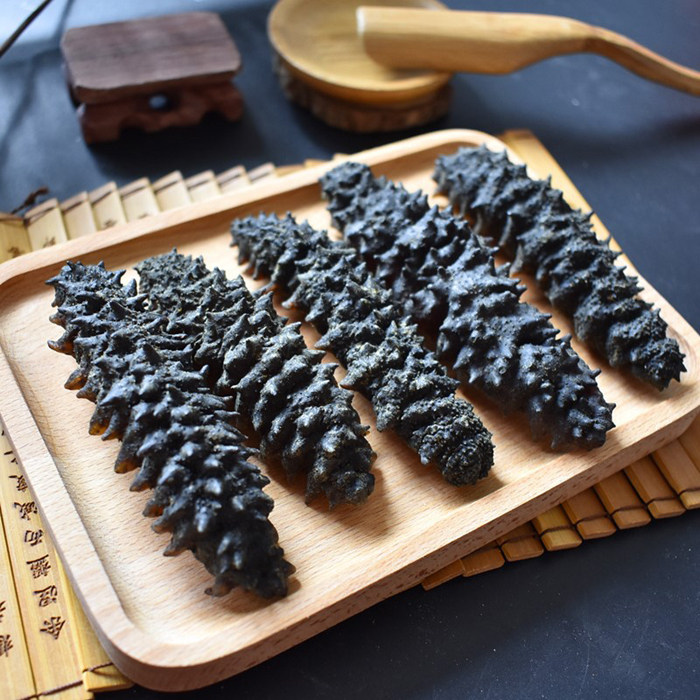 野生淡干品海海参100g深海龙纹参干货特价礼盒干品