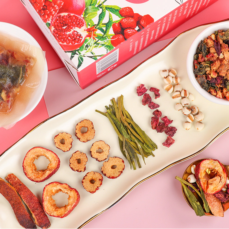 石榴冲饮正品番石榴冲泡无糖进口茶包泡水果茶代用