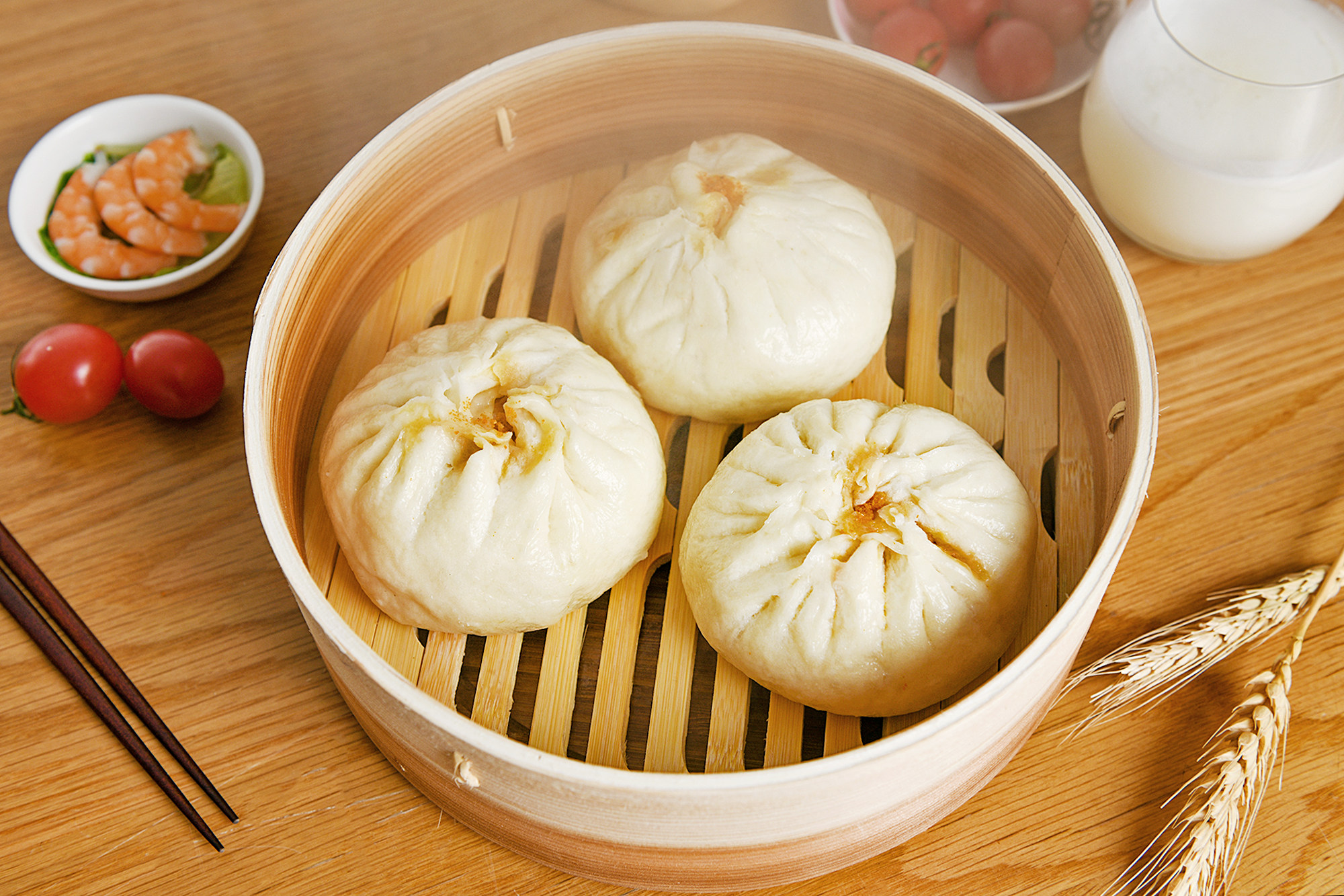 包子蟹黄肉包大包馒头包鲜肉鲜肉早餐方便半成品包点