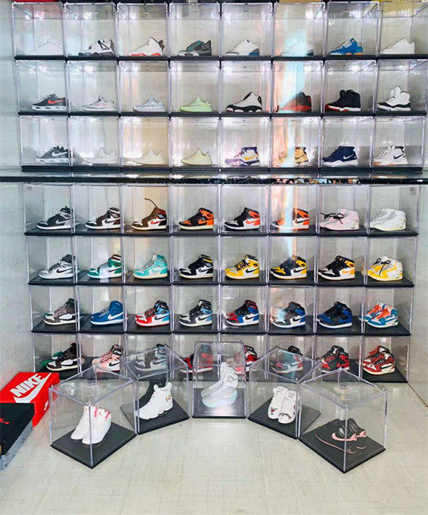 aj篮球球鞋手办玩具迷你立体鞋墙模型汽车钥匙扣