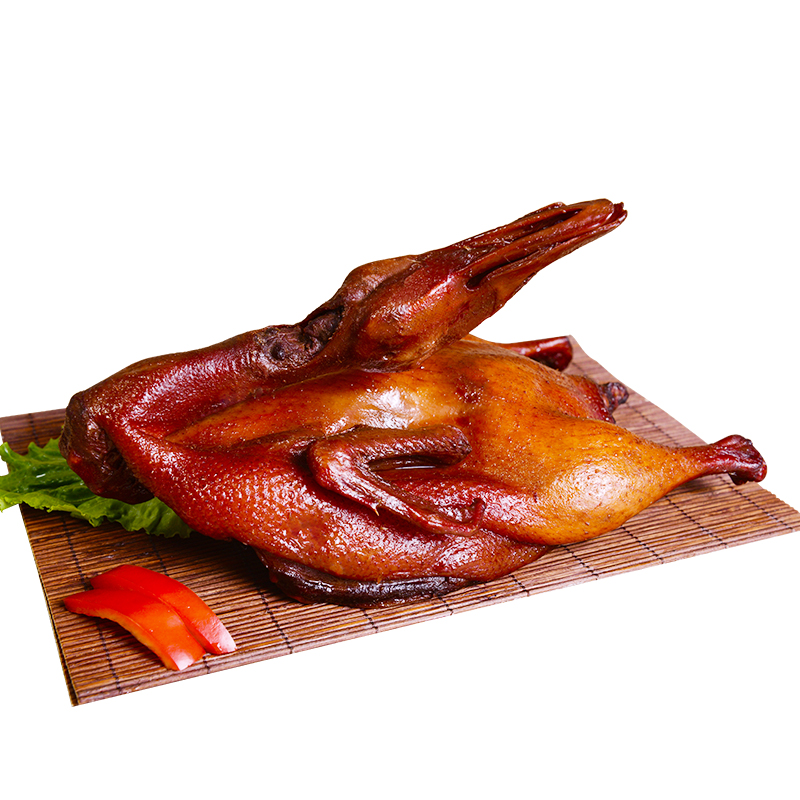 六朝鸭业 酱板鸭正宗南京特产板鸭手撕整只600g 烘干端午送礼