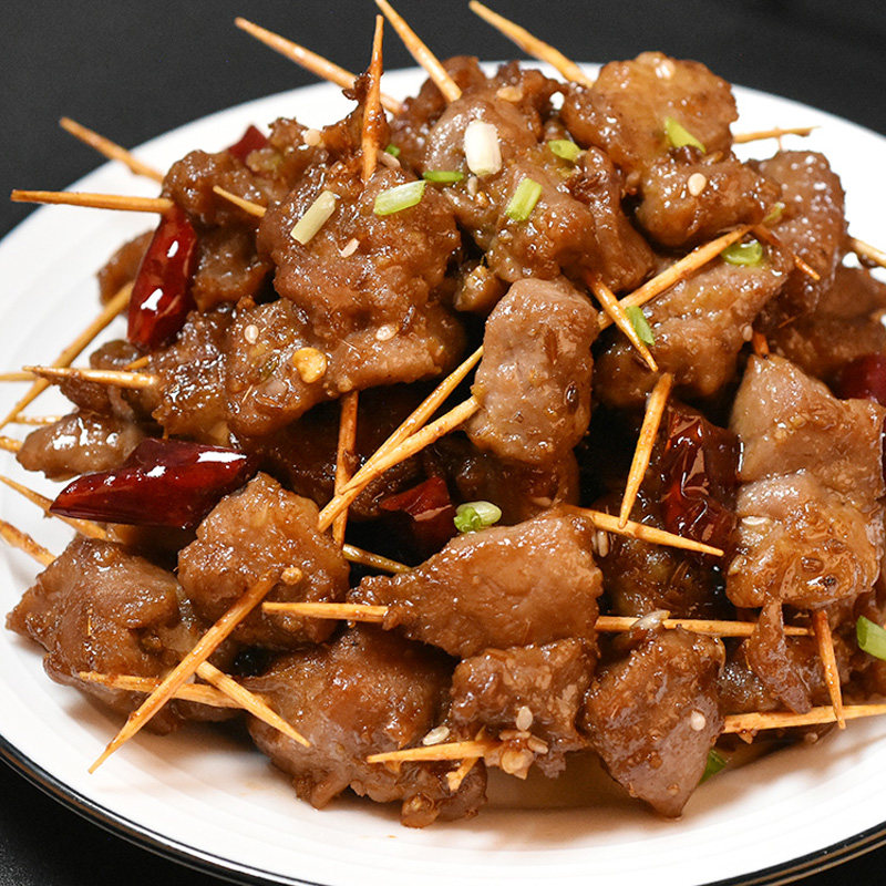 牙签羊肉250克整箱10盒酒店饭店餐厅餐饮特色速食菜