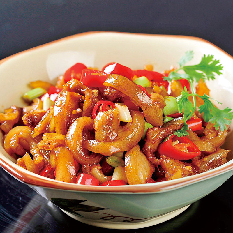 猪脚200g整箱猪皮酒店饭店餐饮小炒预制半成品速食菜