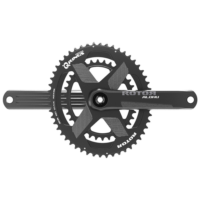 新款rotoraldhu3d公路椭圆牙盘曲柄轴心内外牙盘