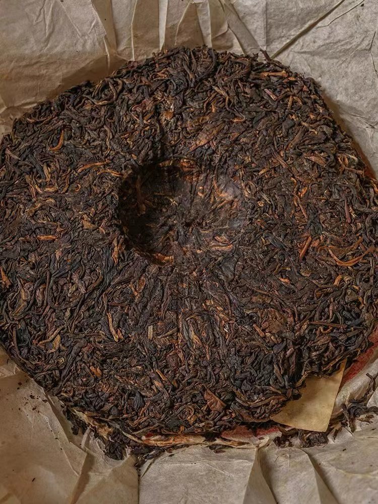 中茶2000年绿印七子7532普洱生陈年纯干仓老稀缺普洱