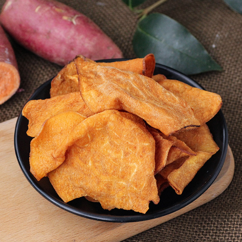 片干500g红薯干烤香脆干片薄脆整箱散装农家自制地瓜片薯类制品.