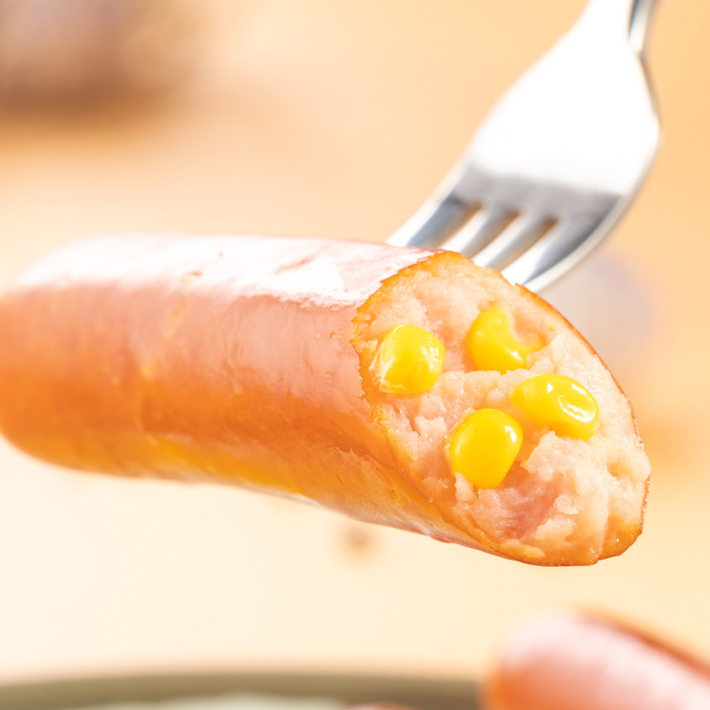 玉米帕家小镇水果香肠600g早餐烧烤脆皮热狗腌肉