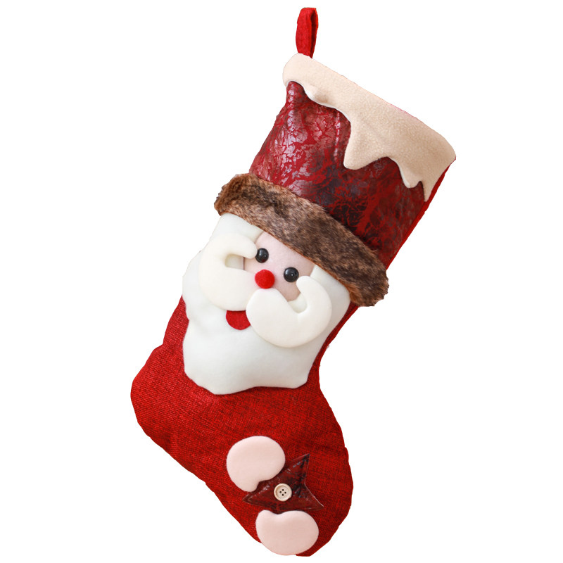 圣诞节圣诞大号礼品袋老人雪人麋鹿平安夜礼物袋装圣诞袜