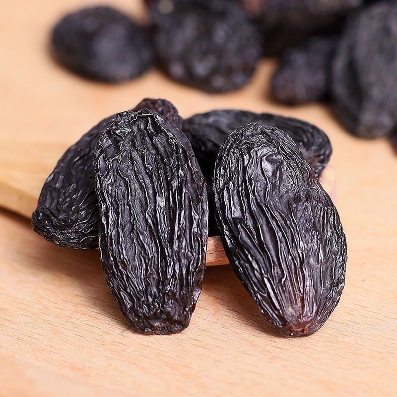 葡萄干新疆黑加仑无籽免洗黑美人特级精品超大独立葡萄干