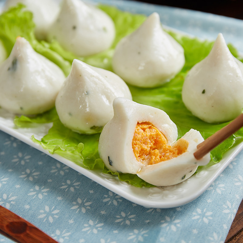 蟹籽风味鱼丸200g豆捞专用鱼包蛋包丸子火锅鱼丸