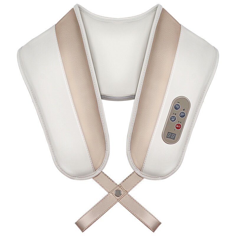 高档洁丹利茗振披肩按摩器家用保健智能定时加热按摩披肩