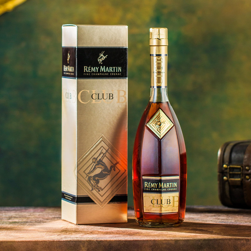 天帝帝威人头马club优质香槟区干邑白兰地700ml原装进口白兰地