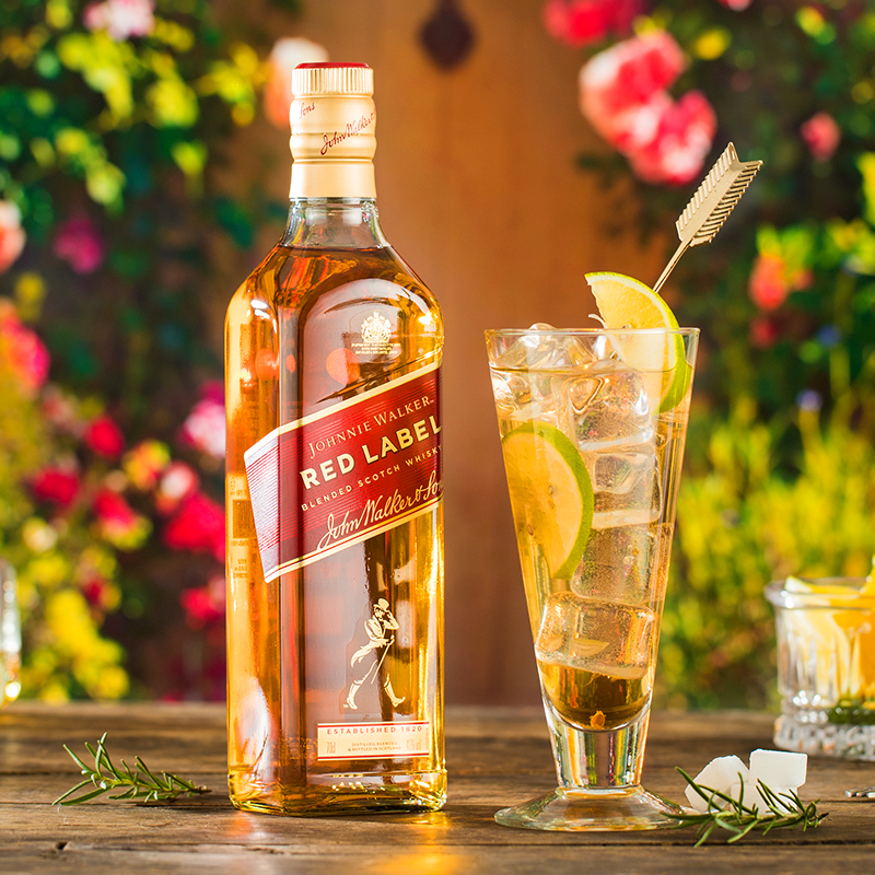 天帝威尊尼获加红牌红方杰克丹尼威士忌700ml洋酒组合可乐桶