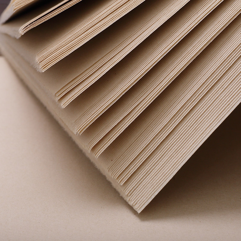 批发六尺屏仿古毛边纸书法专用无格清仓练习用纸仿手工机制练字纸半生