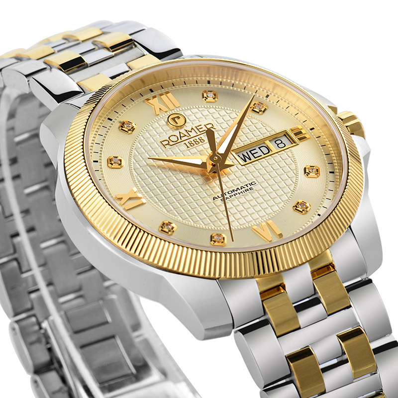 瑞士罗马roamer男表自动机械表原装正品瑞士腕表