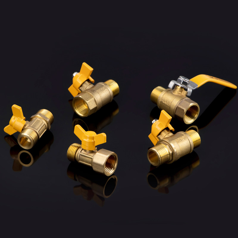 全铜燃气气阀天然气4分球阀dn15液化气6分20双球阀