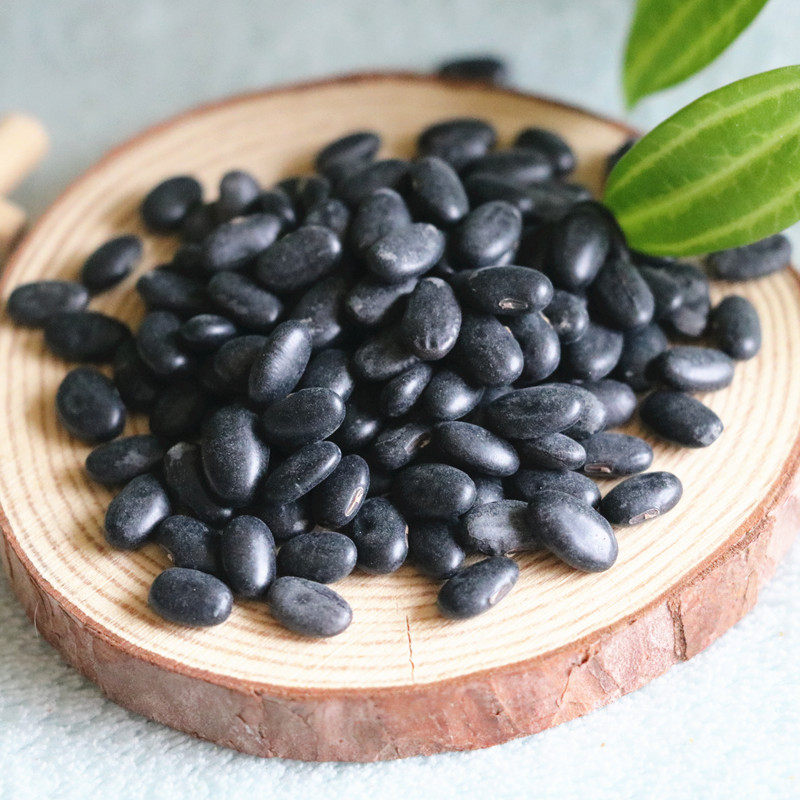 黑豆谷子先生肾型黄芯500g小黑豆品种豆芽农户黑豆