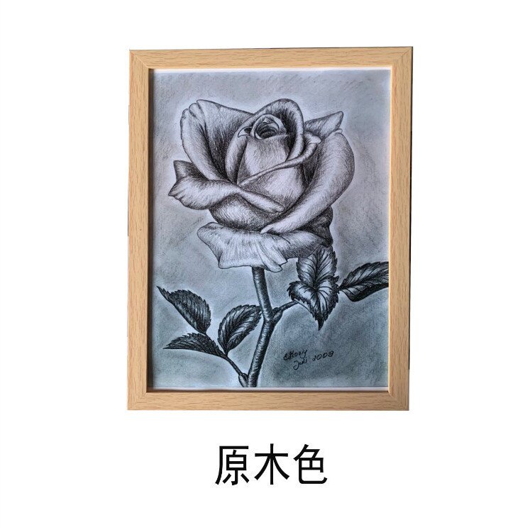 画框16k素描儿童美术画挂a34k8画开开开a48k4j相框