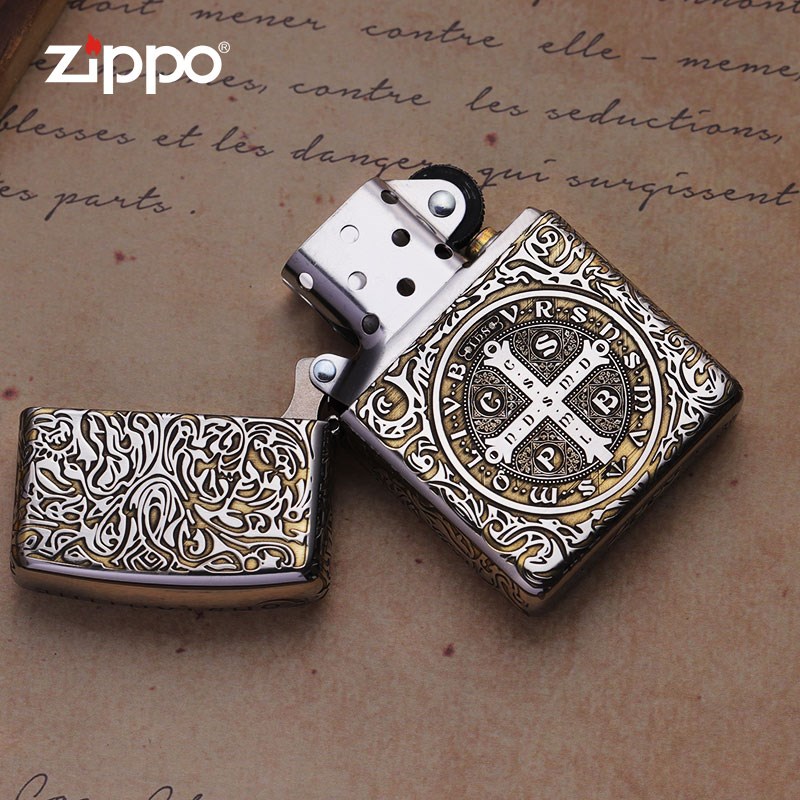 zippo打火机正版防风美国正品康斯坦恶灵挽歌男士zippo