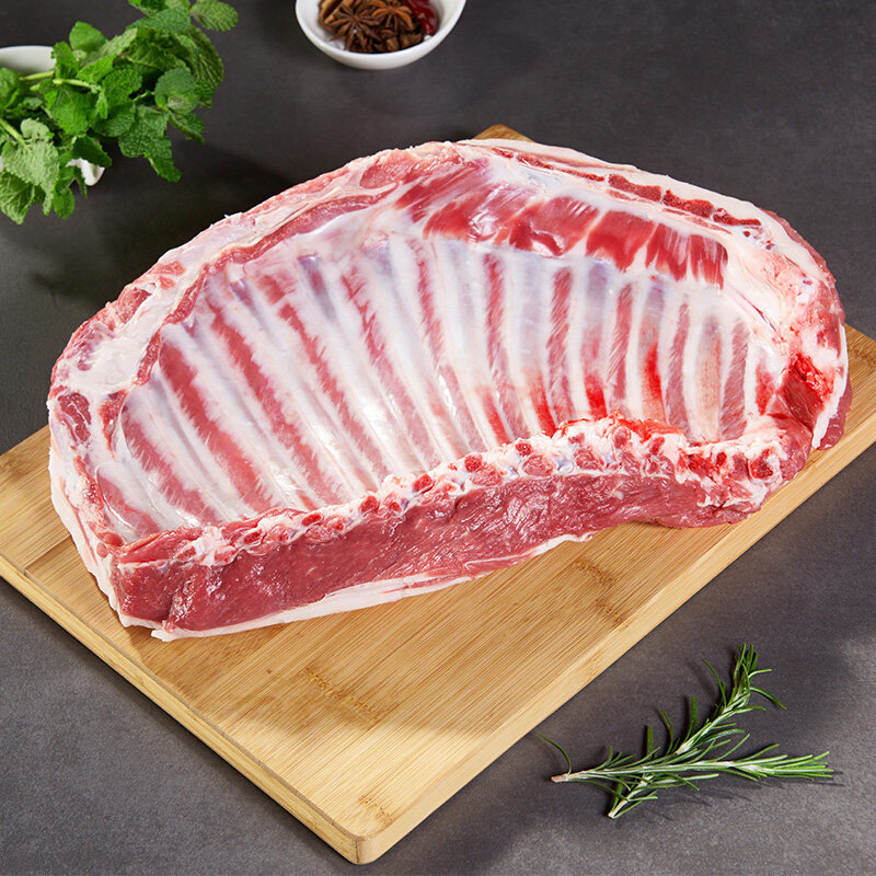 羊排新鲜冷冻内蒙古羊肉生鲜手抓肉羊肋排烧烤羔羊排骨整扇小羊排