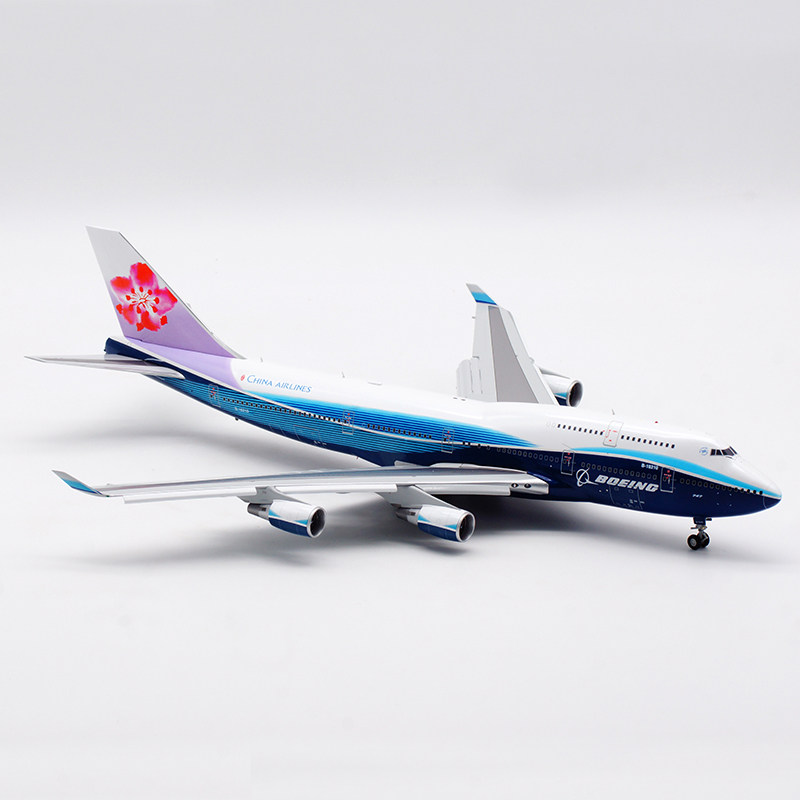 jc代工合金飞机模型中华航空波音b747-400b-18210飞机模型