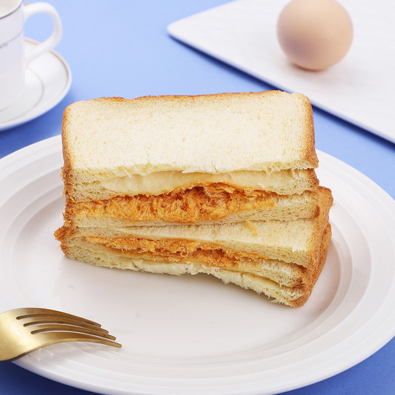 早餐面包秀峰10个吐司2斤大个肉松沙拉糕点西式糕点