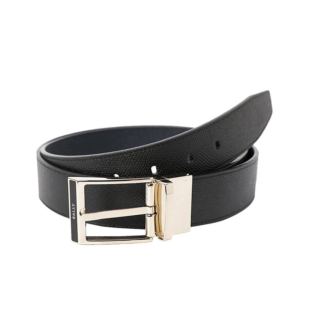 bally巴利男士腰带牛皮方扣皮带简约时尚6214997腰带