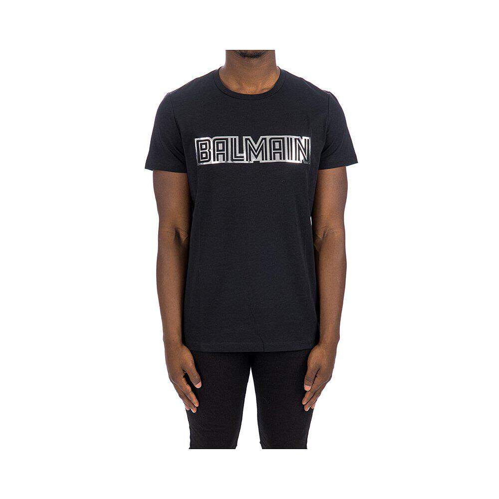 香港直邮balmain黑色男士t恤wh0ef000b160eac