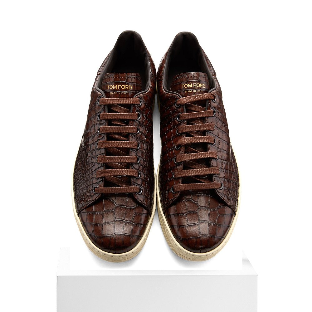 香港直邮潮奢tomford男士tomford棕色warwick时尚休闲鞋