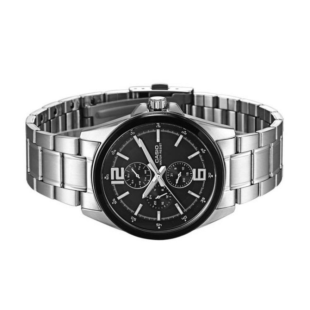 香港直邮casio卡西欧不锈钢表带手表日常百搭casimtpe306d1a日韩腕表